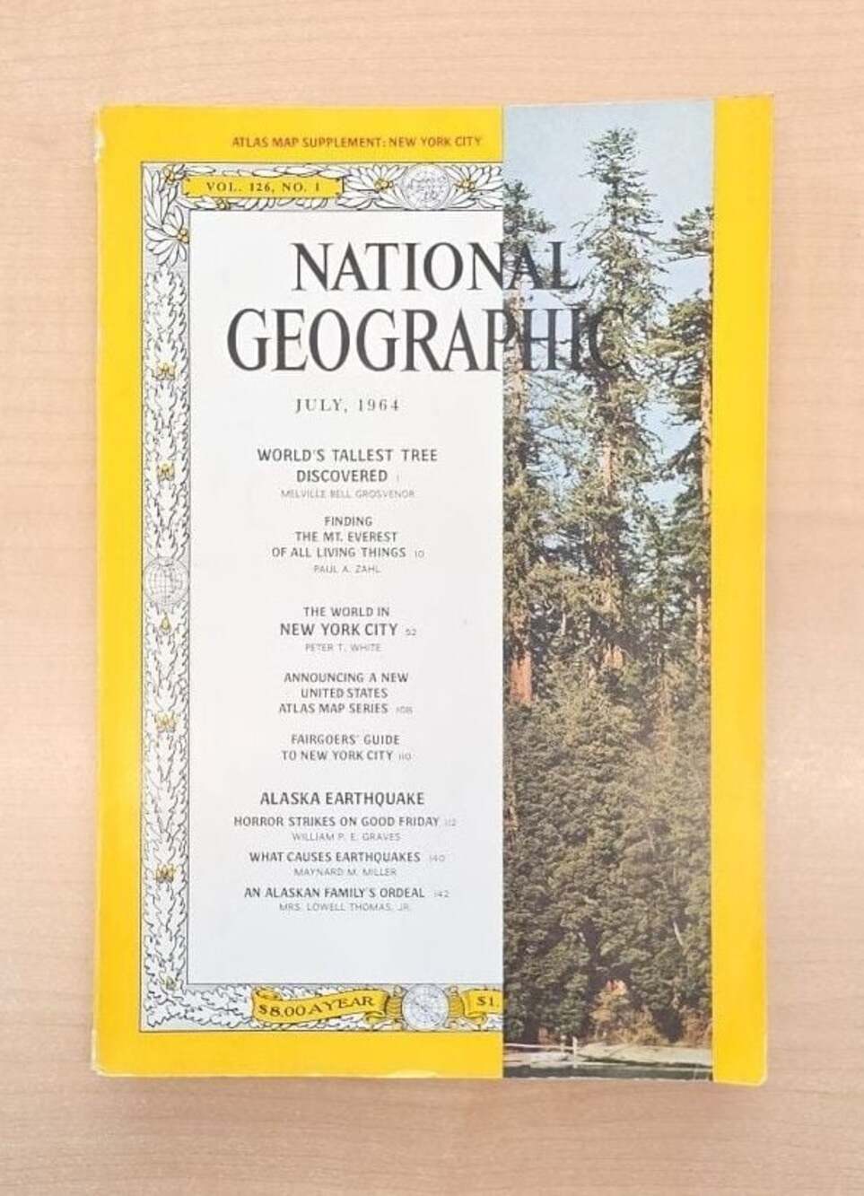 National Geographic Magazine July 1964 Vol. 126 No. 1